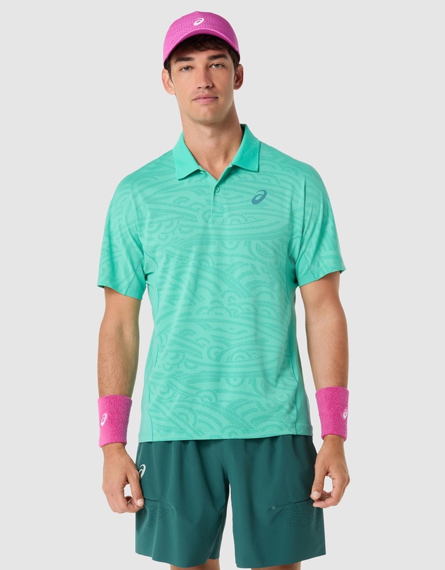 ASICS - Match Jacquard Polo Short Sleeved Top - Men's