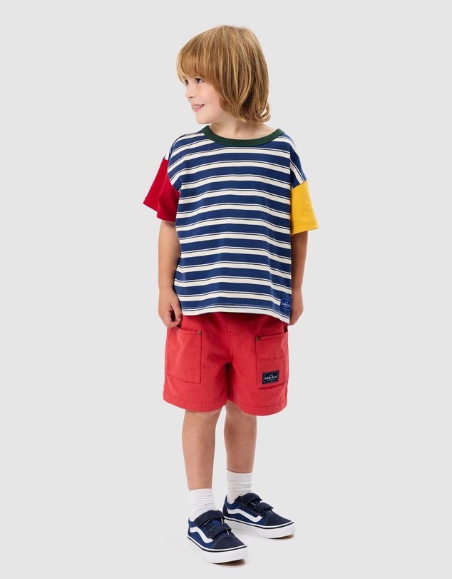 Goldie + Ace - Oversized Stripe T-Shirt - Babies-Kids
