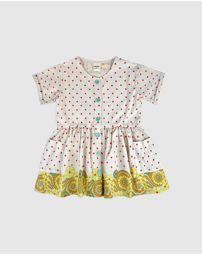 Banabae - Polka Dot Swirl Dress