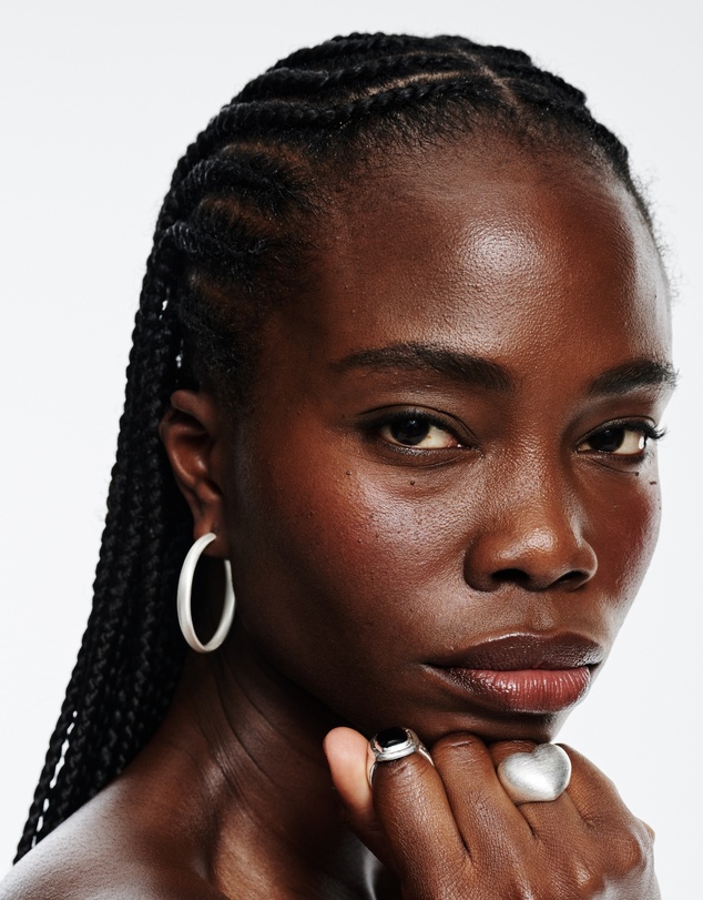 Sunday Stephens - Frosted Hoop Earrings