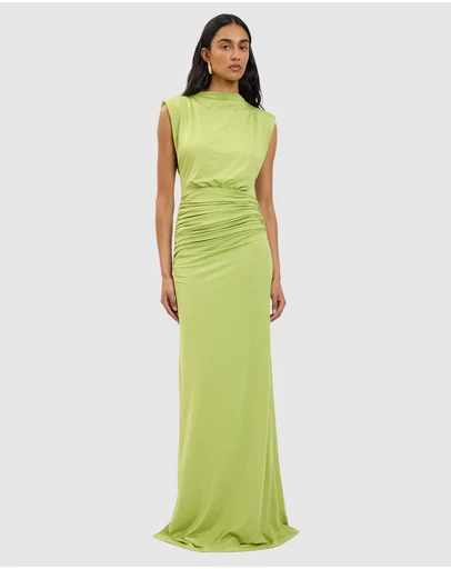 With Harper Lu - Structured Shoulder Gown