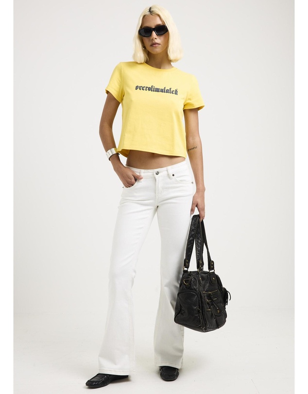 Neon Hart - Sarki Low Rise Flare Denim Jeans