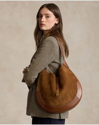 Polo Ralph Lauren - Polo ID Suede Large Shoulder Bag