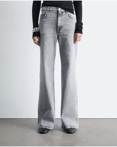 & Other Stories - Studded Wide-Leg Jeans