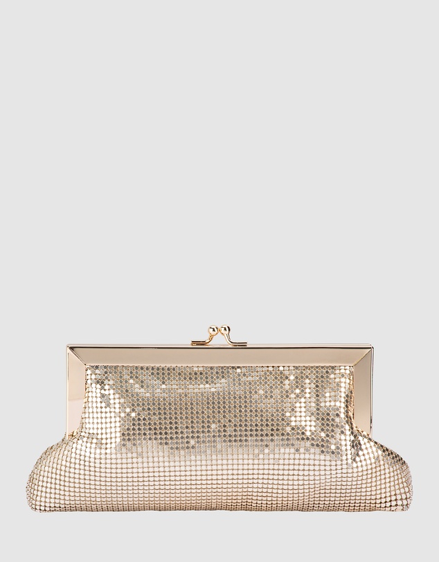Olga Berg - Zara Mesh Frame Clutch