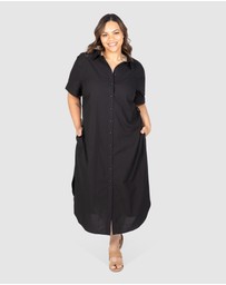 Love Your Wardrobe - Molly Poplin Shirt Dress