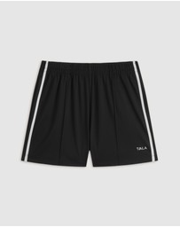 TALA - Stripe Boyfriend Sweat Shorts