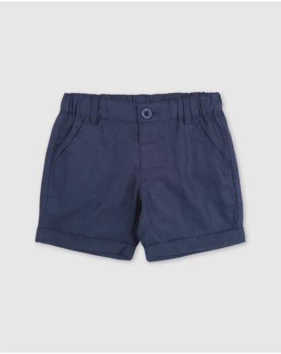 Designer Kidz - Finley Linen Shorts