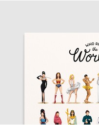 Olive et Oriel - Who Run the World Art Print