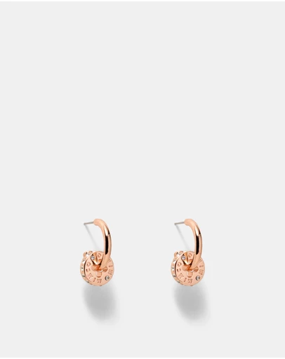 MIMCO - Signatura Charm Hoop Earrings