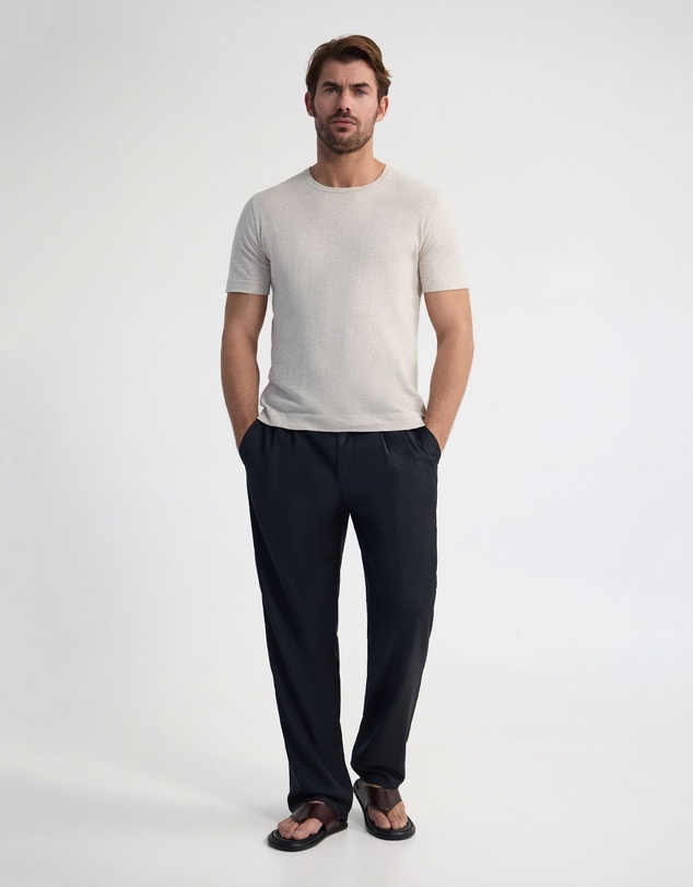 Oxford - Theodore Crew Neck Knitted T-Shirt