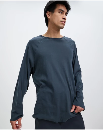Surrounded By Ghosts - The Anatase Rib Knit Raglan Long Sleeve T-Shirt