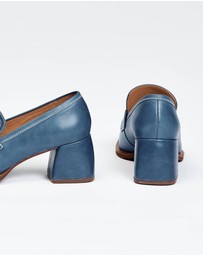 bul - Helmi Loafer Heel Blue