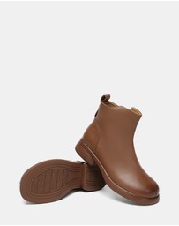 EVERAU - EverAU Ugg Chapple Cow Leather Upper Fashion Boots