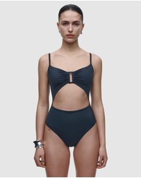 COS - Gathered Cutout Swimsuit