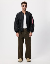 Alpha Industries - Ma-1 With Gun Metal Lining