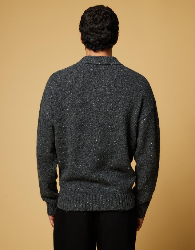 AERE - Wool Blend Knitted Polo