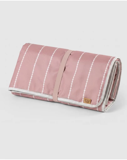 Monbento - Monbento Waterproof Picnic Blanket for Outdoor Meals - Pink Moka