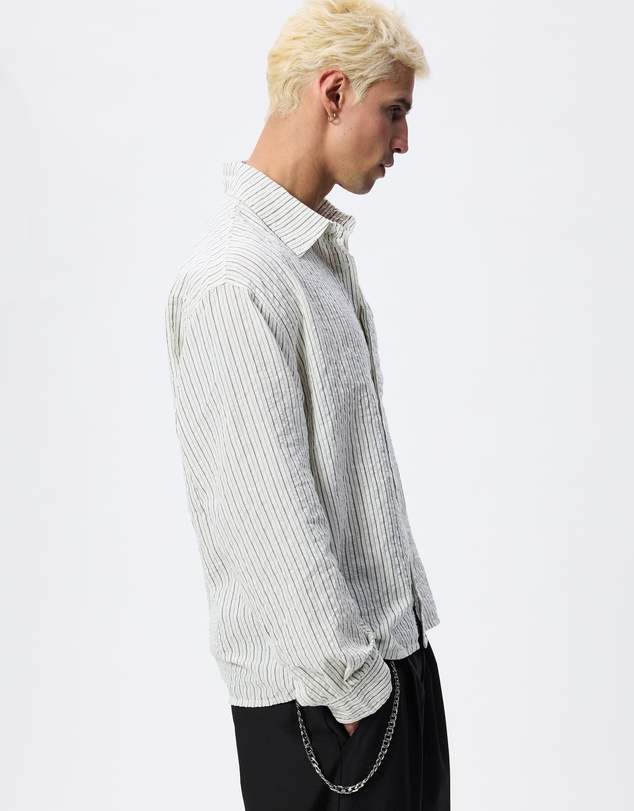 Thrills - Double Time Cropped Long Sleeve Shirt