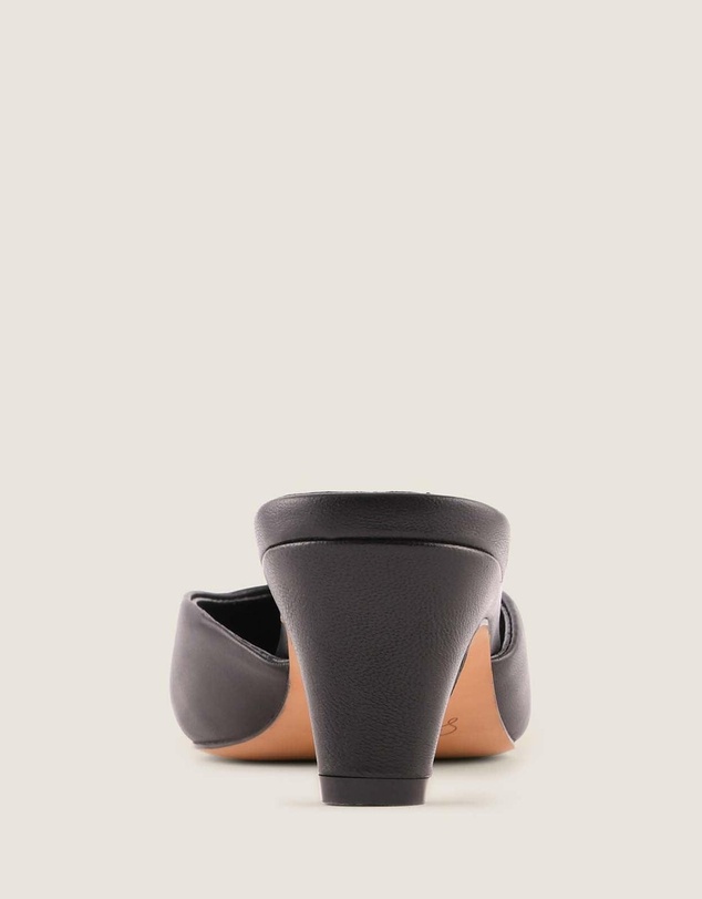Shelly Shen - Elodie Low Heels Black Leather
