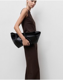 M.N.G - Straight-Fit Trousers With Elastic Waist