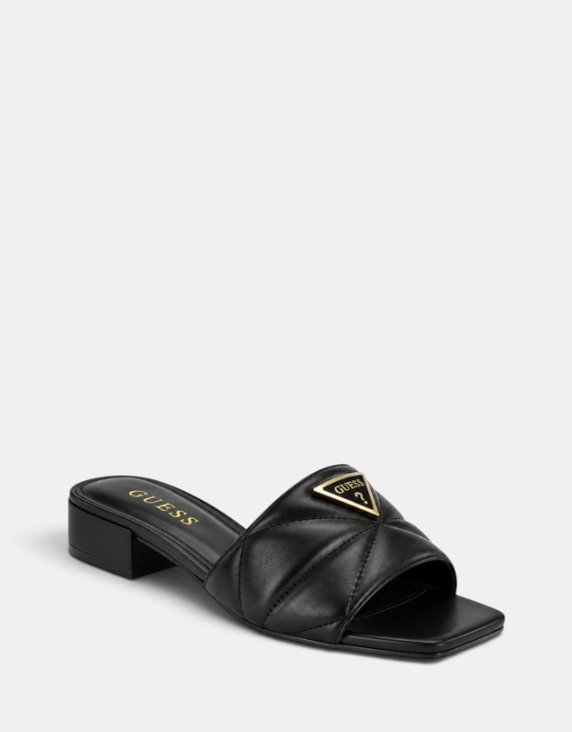 GUESS - Rebut Quilted Block Heel Sandals
