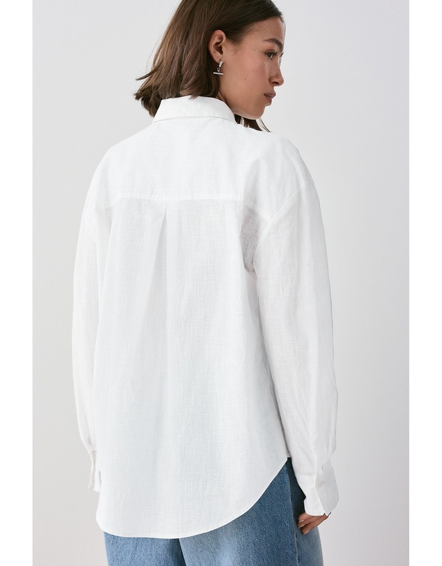 NEXT - Long Sleeve Shirt With Linen