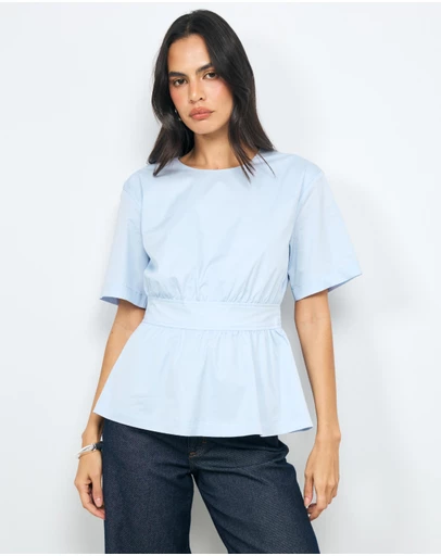 AERE - Piper Voluminous Sleeve Top