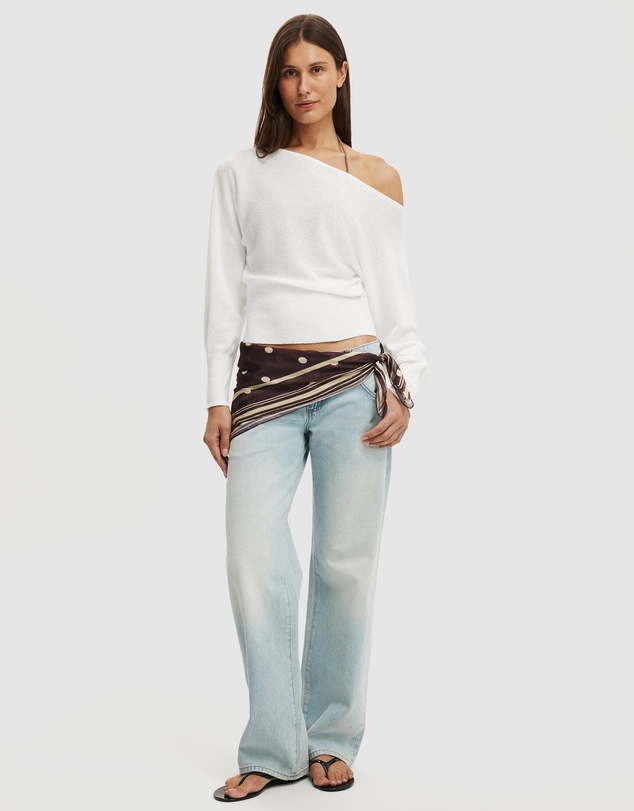 Cotton On - The Breezy LS Batwing Knit Top