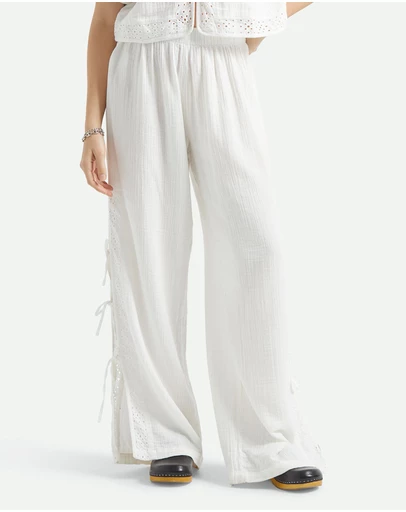 Brixton - Seaside Eyelet Wide Leg Pant