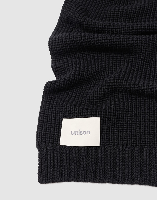UNISON - Textured Knit Scarf