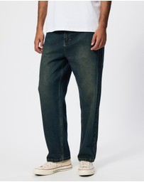 Thrills - Mid Slacker Relaxed Long Denim Jeans