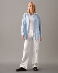 Calvin Klein - Sheer Relaxed Shirt