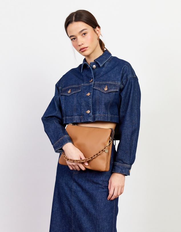 SABEN - Matilda Crossbody Toffee + Tonal Chain