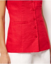 AERE - Amadi Linen Vest