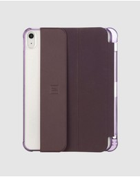 Tucano - Tucano Satin Folio Case Plum for iPad 10th Gen 10.9 2022 with Pencil Holder and Stand