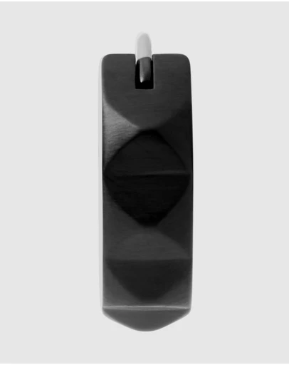 Diesel - Black Huggie Earring