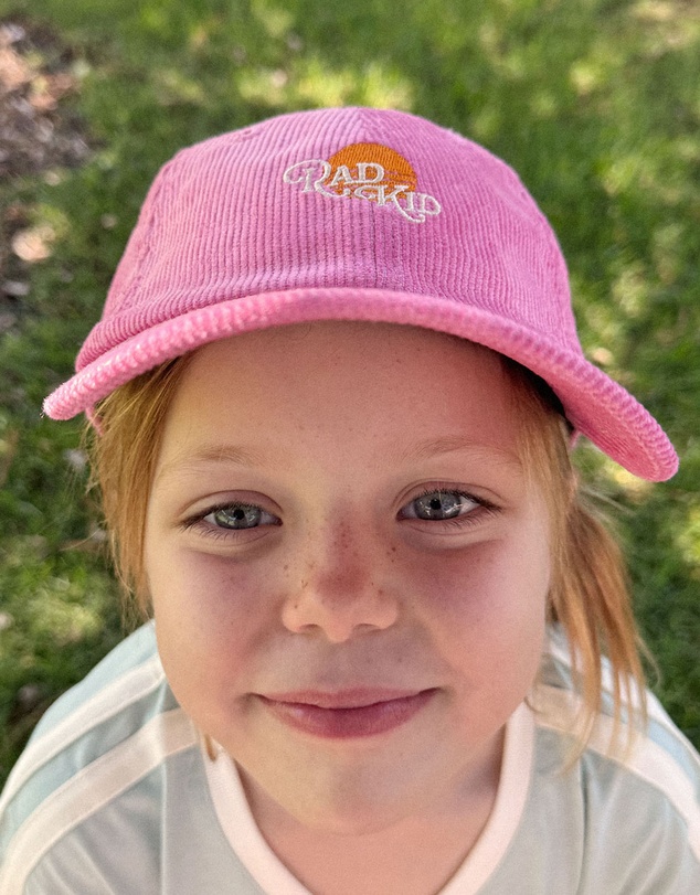 Banabae - Rad Aunty and Rad Kid Baseball Cord Cap Bundle in Pink