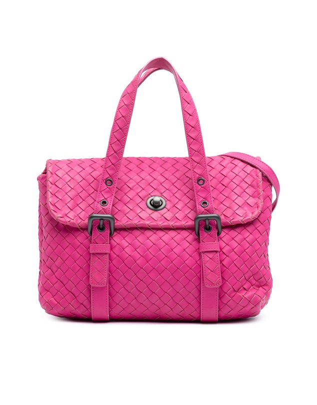 Pre-Loved by Azura Reborn - Pre-Loved Nappa Intrecciato Flap Satchel