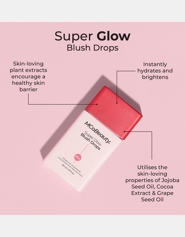 MCoBeauty - Super Glow Blush Drops - Rose Pink