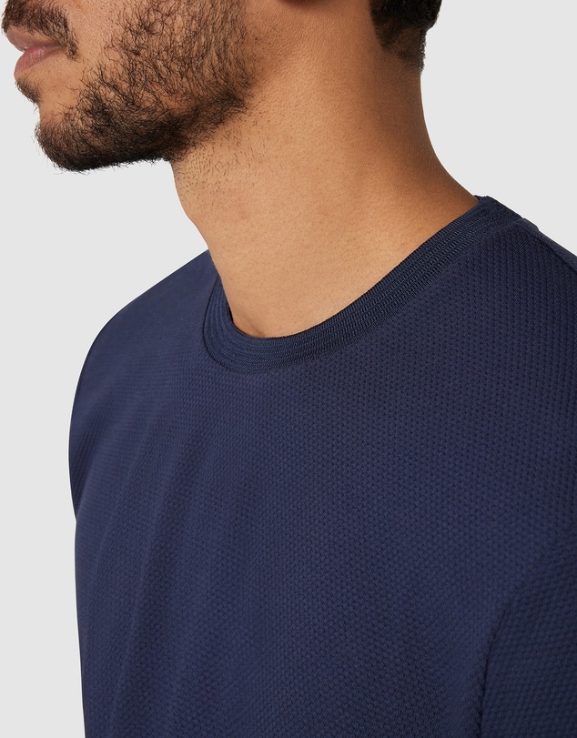 Politix - Slim Fit Jacquard Texture Tee