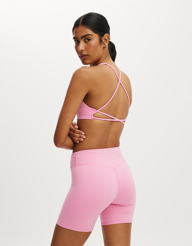 Cotton On Body Active - Ultra Soft Deep Plunge Cross Back Crop
