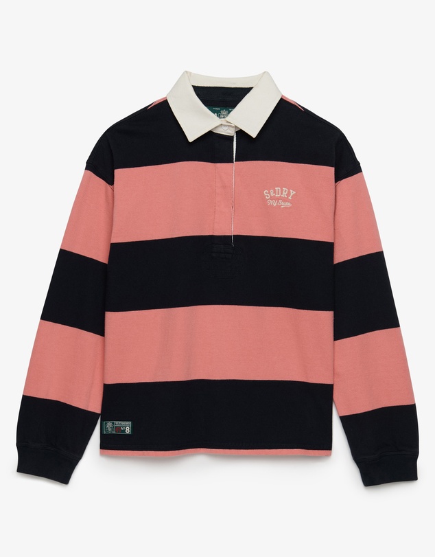 Superdry - Heritage Stripe Rugby Top