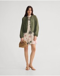 Oxford - Cindy Unlined Bomber Jacket