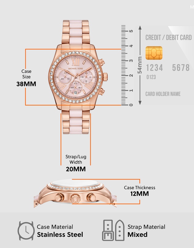 Michael Kors - Lexington Two Tone Chronograph Watch