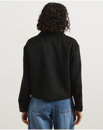 Atmos&Here - Joy Wool Blend Cropped Jacket