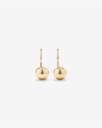 Michael Hill - 7mm Euroball Earrings in 10kt Yellow Gold