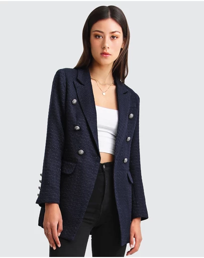 Belle & Bloom - Princess Polina Textured Weave Blazer