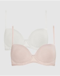 Royce Lingerie - Sophia Wirefree Viscose T-Shirt Style Teen Bra (2 Pack)