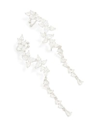 Lovisa - Silver Cubic Zirconia Crawler Stud Earrings